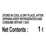 Milky Mist Double Toned Milk 1L