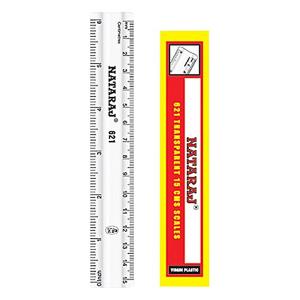 Nataraj Transparent Scale - 15 cm