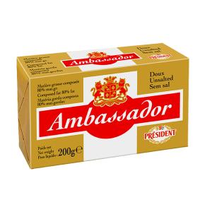 Ambassador Unsalted Butter 200g