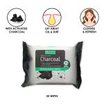 Beauty Formulas Charcoal Facial wipes 25pc