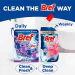 Bref Power Active Lavender Field, Rim Block Toilet Cleaner, 50g