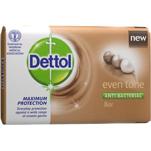 Dettol Bathing Bar Soap Evetone 160ml