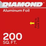 Diamond Aluminum Foil Size 60.9m x 30.4cm 200sq.ft 1pc