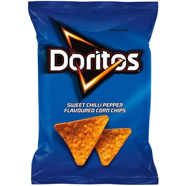 Doritos Sweet Chilli Pepper Flavoured Corn Chips 140g