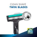 Gillette Vector Plus Manual Shaving Razor Blades - 2 Cartridge - Men, 2 Count