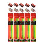 Nataraj Fluro Eraser Tipped Pencil
