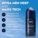 Nivea Men Deep Darkwood Roll On 50ml